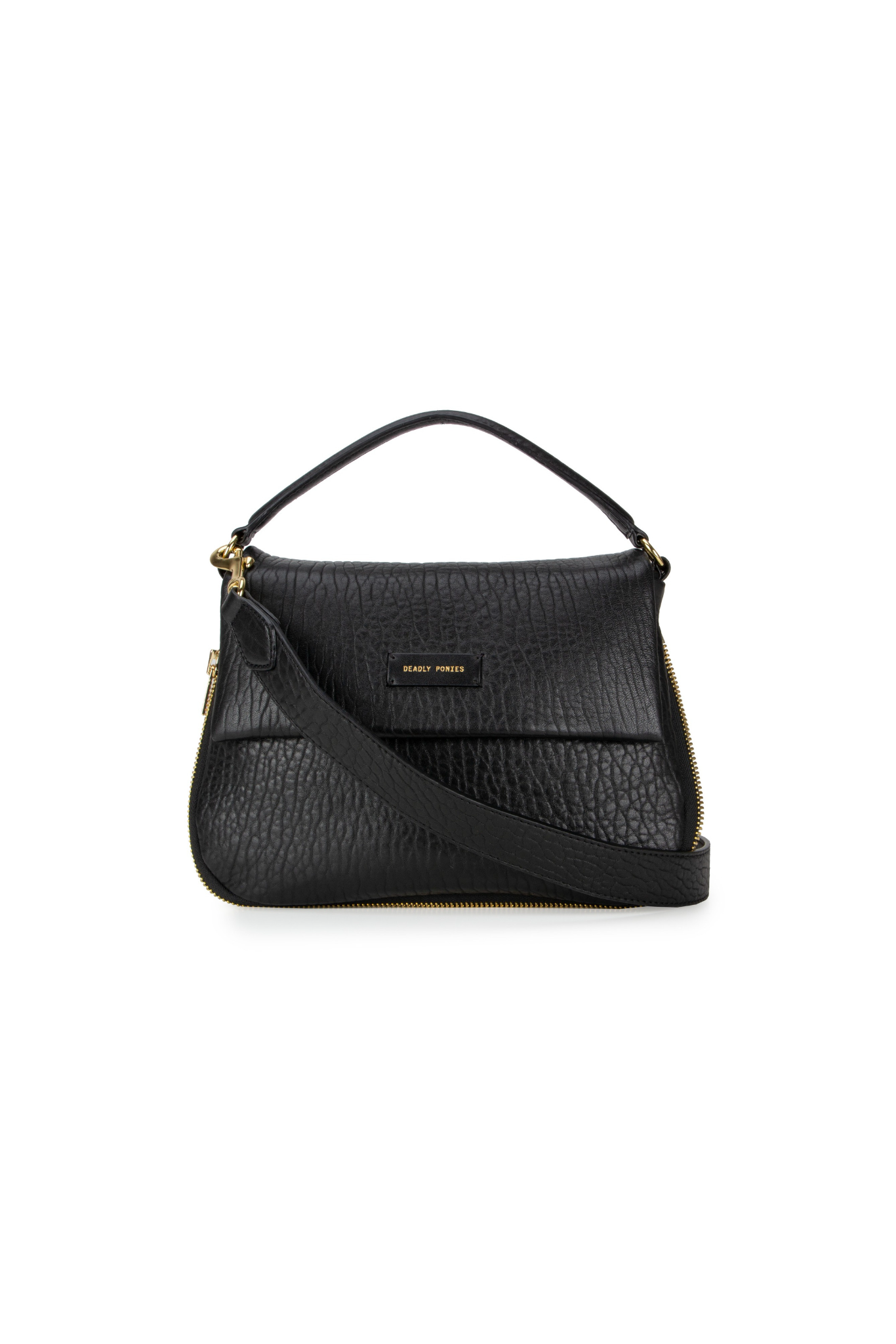 Deadly Ponies - Mr Caiman Twist Bulle Black | Bags | 47 Frocks Online Store